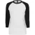 Urban Classics Heren contrast raglan 3/4 mouwen t-shirt