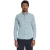 No Excess Shirt stretch allover printed dusty blue