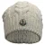 Moncler muts met pompon in witte wol