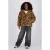 Vingino winterjas met panterprint – bruin