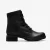 Hearth Parker Zwarte Leren Boots