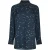 Boss Damesblouse met spikkelpatroon, normale pasvorm (Marine)
