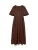 VERO MODA Jurk ‘VMMelaney’  donkerbruin