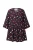 Angel of Style Tuniek  bordeaux / zwart / wit