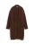 TOM TAILOR Gebreid vest  donkerbruin