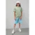 Like Flo Young denim relaxed regular waist short light blue denim