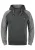 INDICODE JEANS Sweatshirt ‘Toney’  donkergrijs / grijs gemêleerd