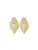 Cala Rose Oorbellen ‘NICOLA’  goud