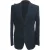Dolce & Gabbana single-breasted blazer met zakken in marineblauw katoen