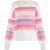 IZIA Jumper Dames Wit Veelkleurig