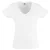 Fruit Of The Loom Dames Vrouwen-Fit Valuegewicht V-hals T-shirt met korte mouwen (Wit)