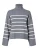 SELECTED Trui ‘SLFKamma’  donkergrijs / wit