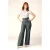 Topvintage exclusive ~ Sasha Pinstripe pantalon in lichtgrijs