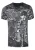 Gewassen T-shirt met “Flying-Skull” print