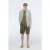 Scotch & Soda Printed Cotton Relaxed Fit Short Leafs Military Aop