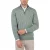 katoenen NZA trui half zip groen gemêleerd gebreid
