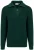 Suitable Half Zip Trui Sailor Wool Blend Donkergroen