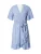 SISTERS POINT Jurk ‘NEW GRETO’  lichtblauw / wit