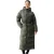 Hunter Hutchison Sonic Lange Puffer Jas Dames Groene Puffer Jassen