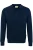 HAKRO 457 Poloshirt lange mouw nachtblauw, Effen