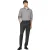 Tommy Hilfiger Herenpolo met lange mouwen en logo (Medium Grijs)