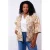 Exxcellent jasje met lurex goud