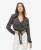 Superdry Vrouwen Vintage top met Geknoopte Voorkant Zwart