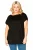 YOEK T-shirt zwart