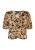 faina Blouse  camel / zwart