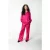 Colourful Rebel Jiby Satin Straight Pants Fuchsia