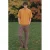 MANGO TEEN T-shirt met backprint – okergeel
