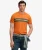 Outdoor Stripe Logo Relaxed T-shirt Orange