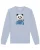 Watapparel Sweatshirt ‘ Panda ‘  lichtblauw / gemengde kleuren