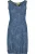alife & kickin Jurk ‘CameronAK’  blauw denim / lichtblauw