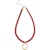 White Stuff Fay Cord Pendant Necklace Dark Red