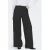 JDY wide leg high waist casual broek zwart