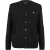 Lyle & Scott Heren Vest met V-hals (Jet Zwart)