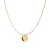 Luxenter Sterling Zilver 925 halsketting afgewerkt met 18K geel goud – Mi Sol