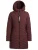 khujo Wintermantel  rood / donkerrood