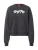 HUGO Sweatshirt ‘Deroxina_8’  zwart / wit