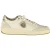 Blauer Witte Leren Dames Sneaker