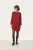 Jurk Regular fit black red