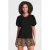 Anytime T-shirt met pofmouwen zwart