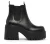 Windsor Smith Zwarte Leren Platform Chelsea Boots – Tricky