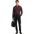 Ted Baker Herenoverhemd met bloemenprint, kraag en lange mouwen (Maroon)