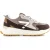 Hub  Grid almond brown/off white lage sneakers heren