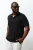 TRENDYOL MAN Heren Zwart Effen Kort Regular fit Grote maten T-shirts