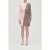 Stine Goya Ruched Waist Short Dress Brown And Pink Checks