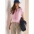 Cecil Dames Blouse met gespleten hals in mousseline in Roze