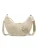 Expatrié Schoudertas ‘Lea Small Suede’  donkerbeige
